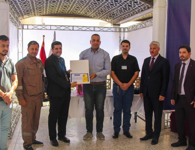 المشاركة في المعرض العلمي التقني الأوّل لجامعة الفرات الأوسط التقنيّة