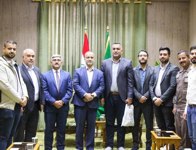 ورشة في مسجد الكوفة المعظم